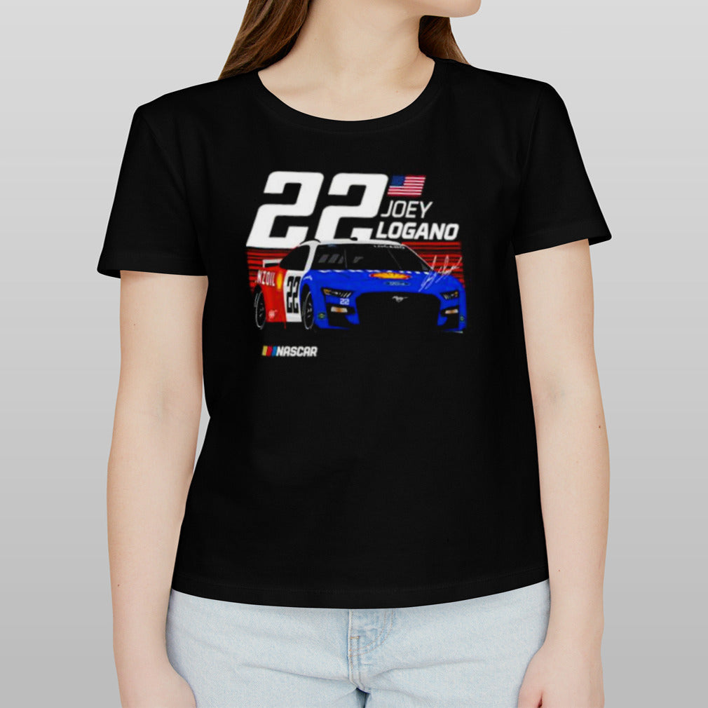 Joey Logano 22 Throwback T Shirt