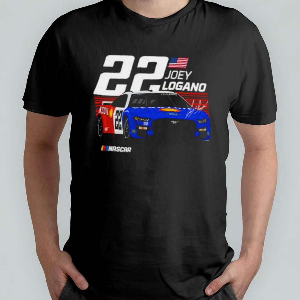 Joey Logano 22 Throwback T Shirt
