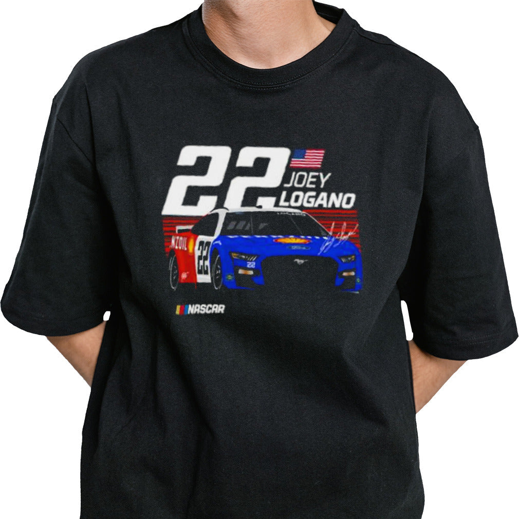 Joey Logano 22 Throwback T Shirt