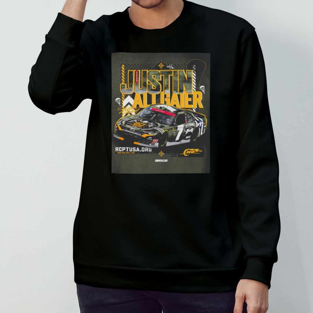 Justin Allgaier JR Motorsports Official Team Apparel RCPT Salutes Car shirt