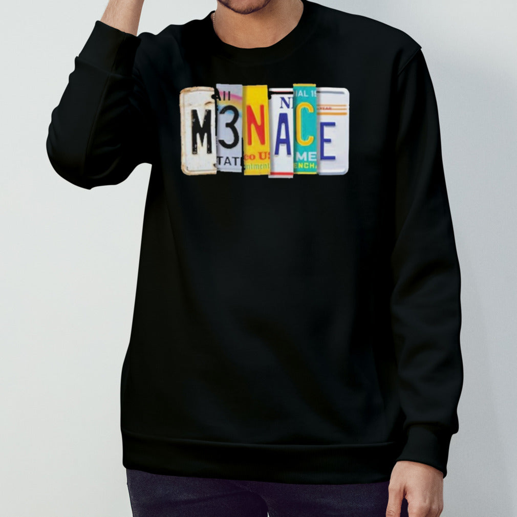 Kanel Joseph Hoodie Menace License Plate 2024 shirt