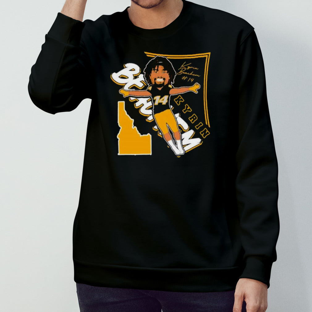 Kyrin Beachem Idaho Vandals football signature shirts