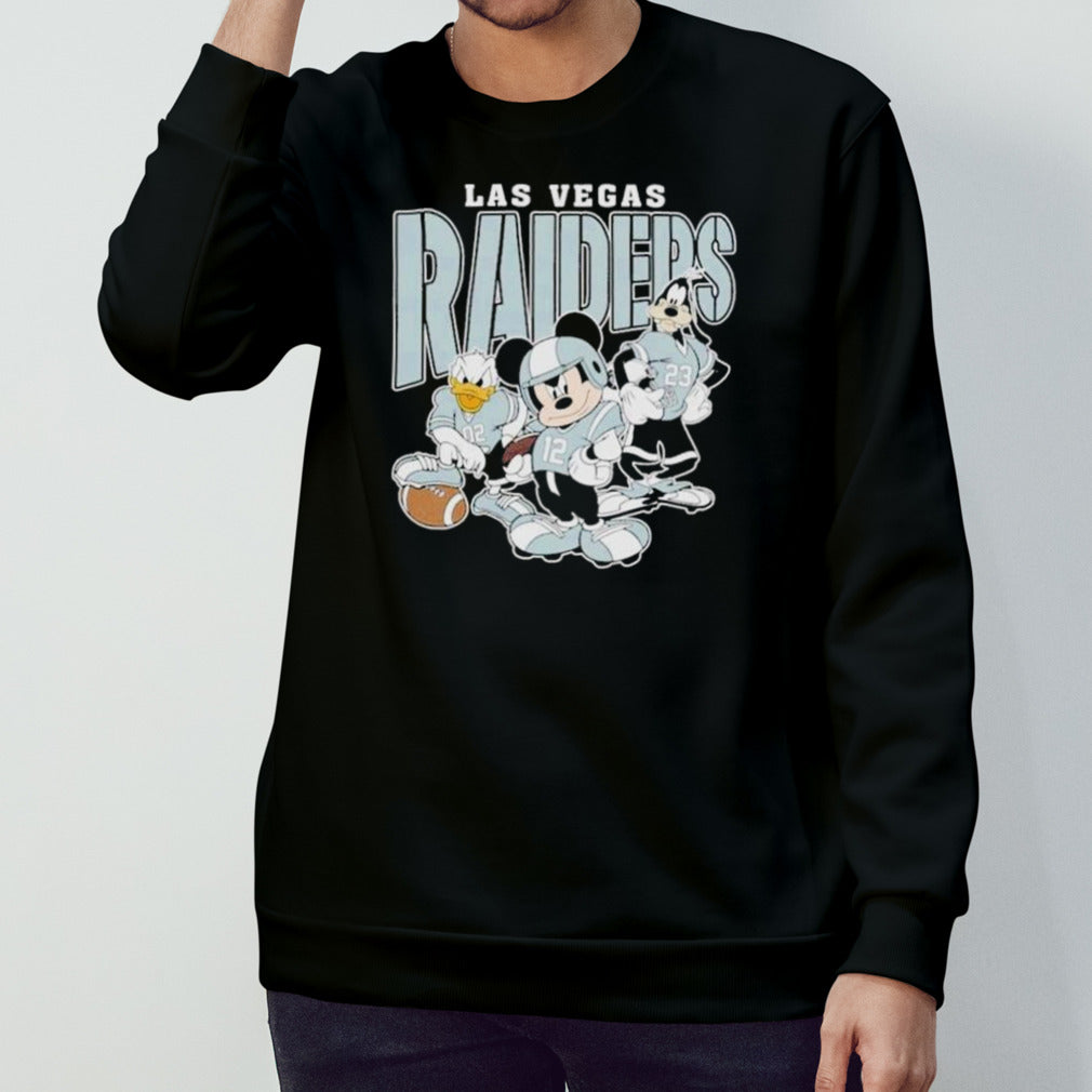 Las Vegas Raiders Mickey Donald Duck And Goofy Football Team 2024 Shirts