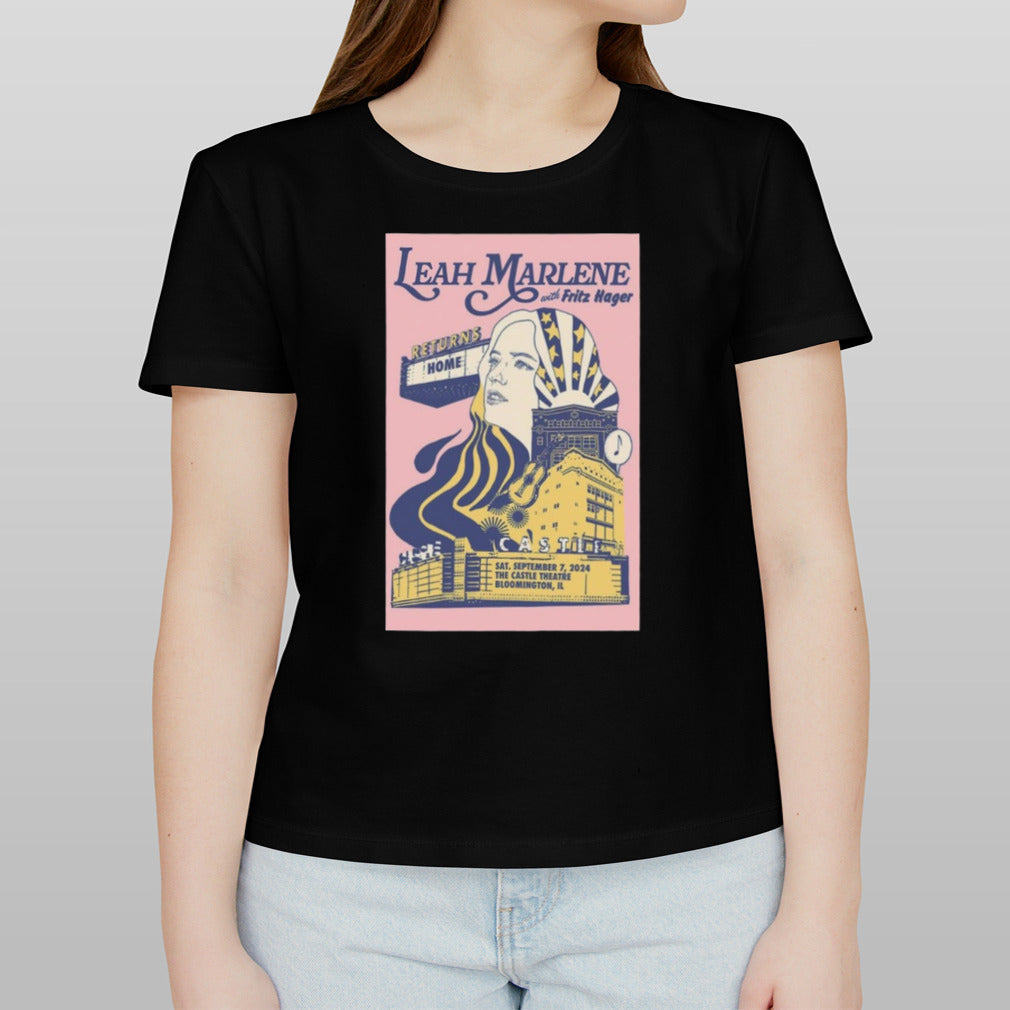 Leah Marlene Sept 7 2024 Castle Theatre Bloomington IL Poster shirt