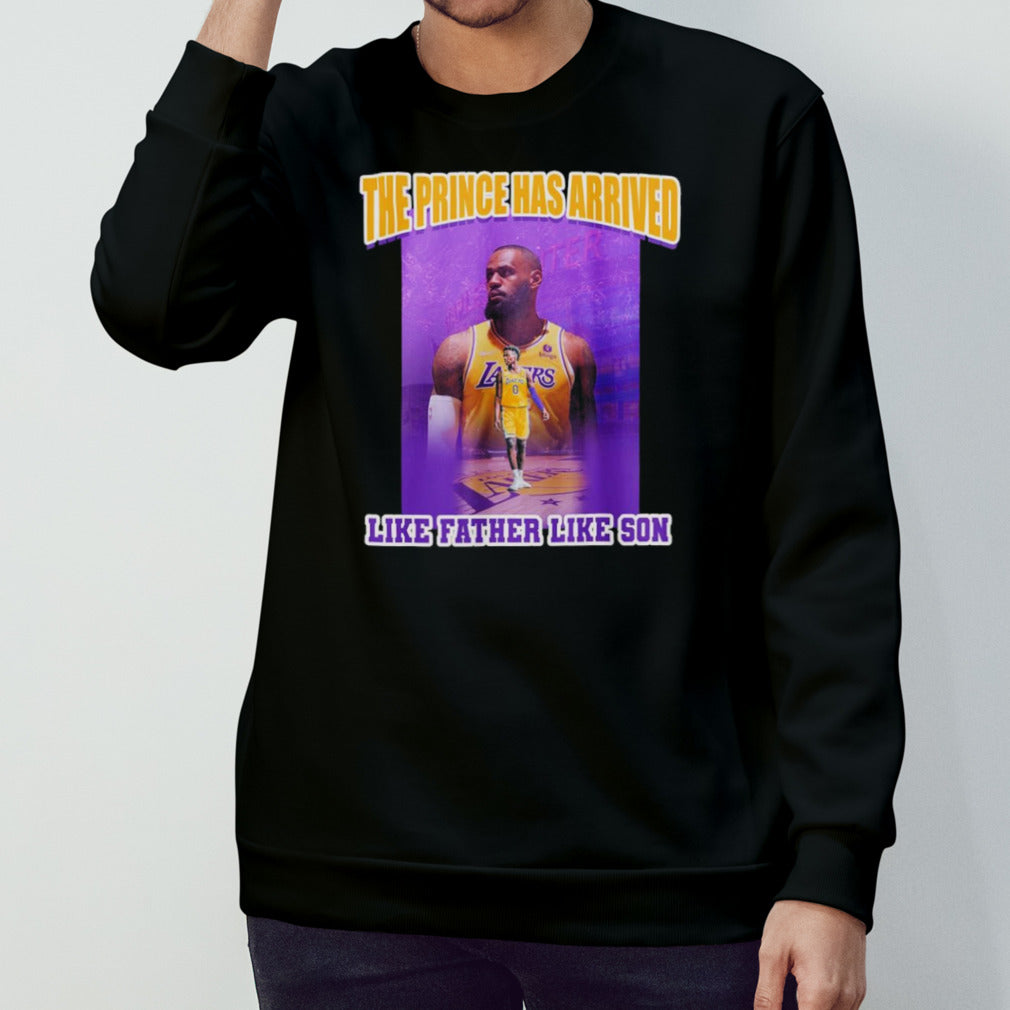 Lebron James And Bronny James The Price As Arrived Like Father Like Son shirt