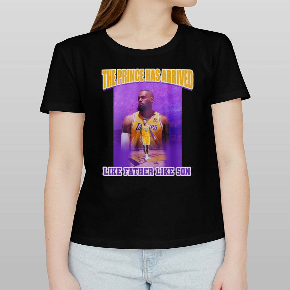 Lebron James And Bronny James The Price As Arrived Like Father Like Son shirt