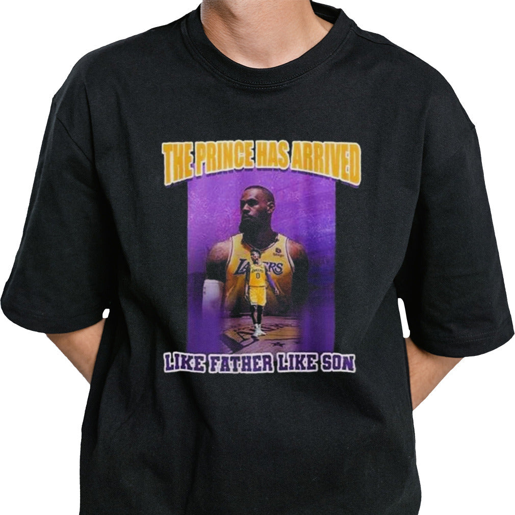 Lebron James Bronny James The Prince Has Arrived Like Father Like Son T-shirt