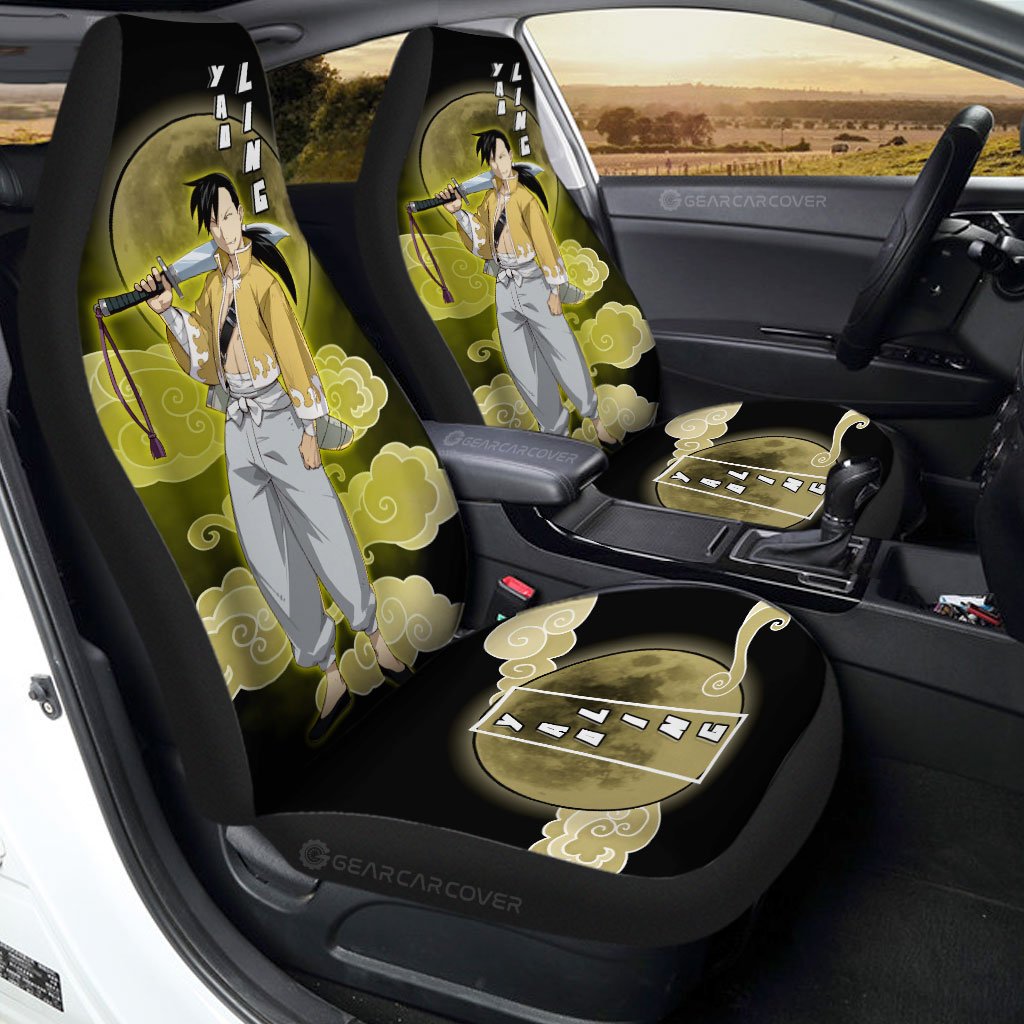 Ling Yao Car Seat Covers Custom Anime Fullmetal Alchemist Car Interior Accessories
