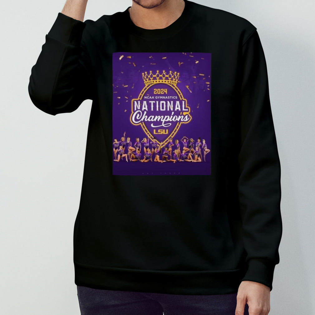 Lsu Tigers Womens’s 2024 Ncaa Gymnastics National Champions First T-shirts