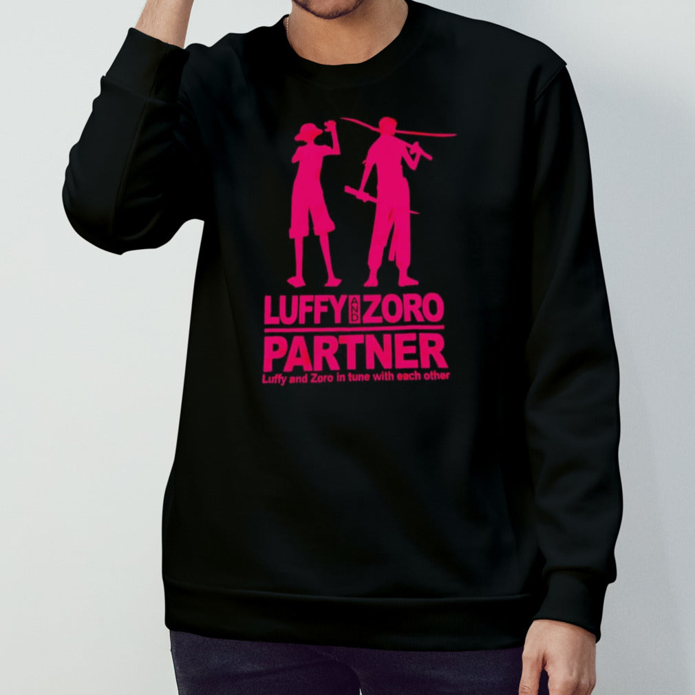 Luffy and Zoro partner Luffy and Zoro in tune with each other shirt