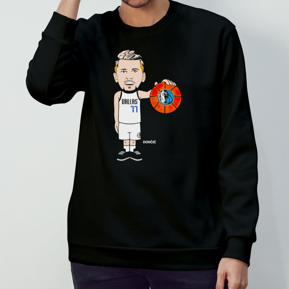 Luka Doncic Dallas Mavericks cartoon shirt