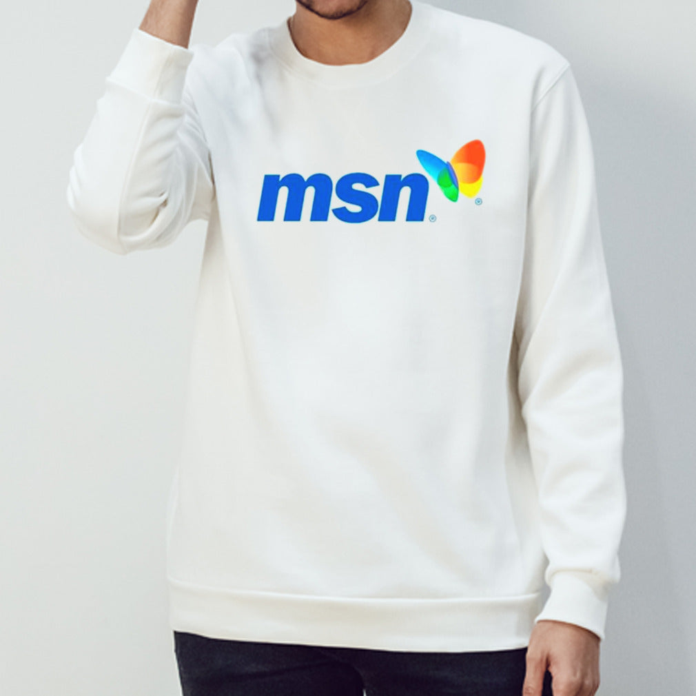 MSN butterfly logo shirts