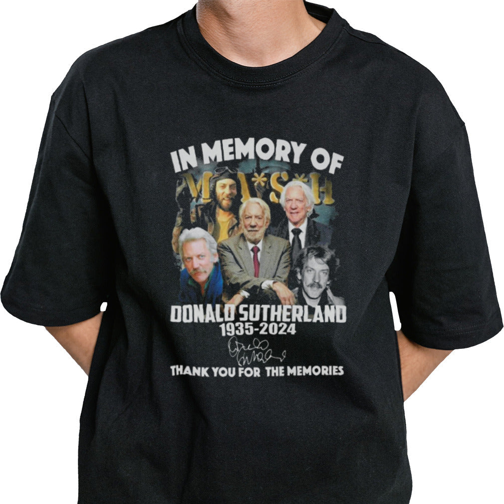 Mash in memory of Donald sutherland 1935 2024 thank you for the memories shirt