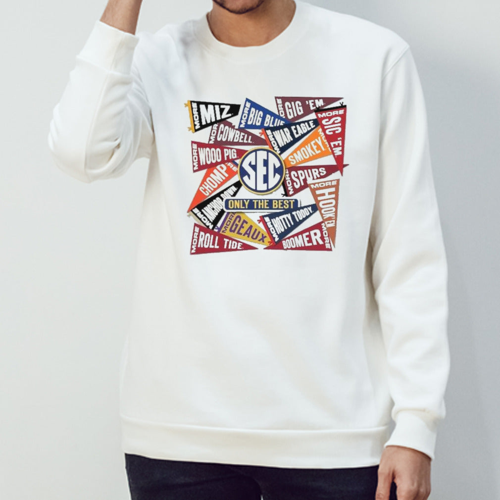 Men’s SEC Pennants Only The Best T-shirt