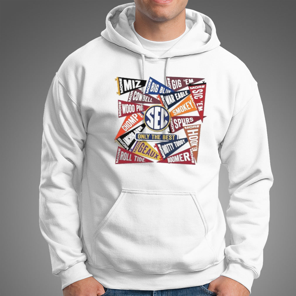 Men’s SEC Pennants Only The Best T-shirt