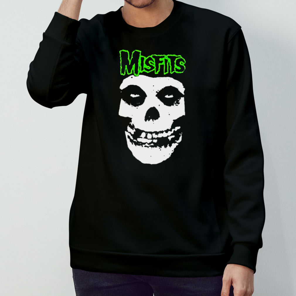 Mi.S.F.I.T.S Green Skull Logo Shirt