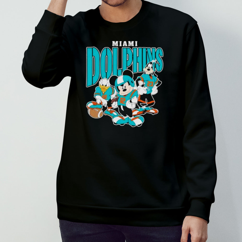 Miami Dolphins Mickey Donald Duck And Goofy Football Team 2024 Shirts