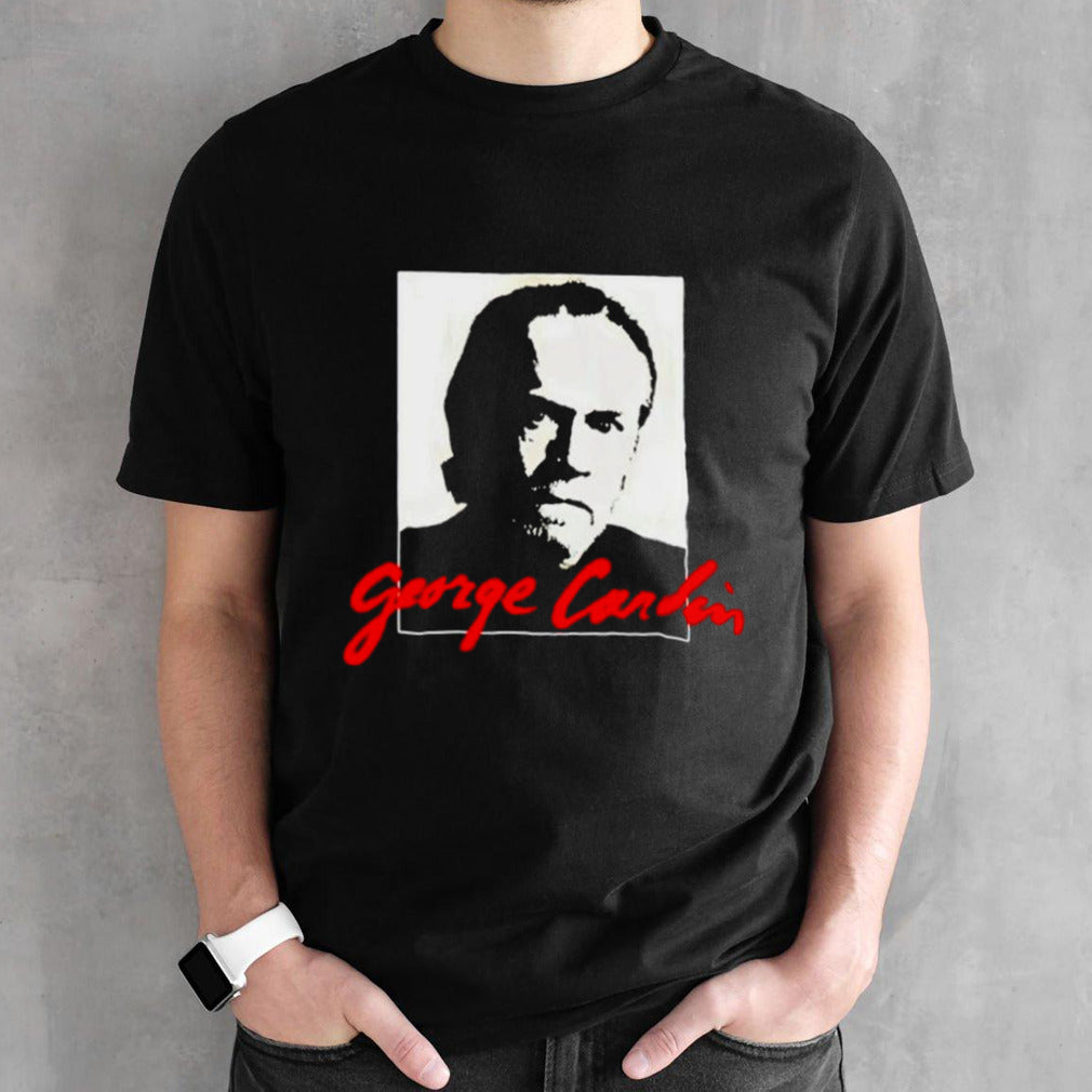 Mike Cessario wearing George Carlin shirts