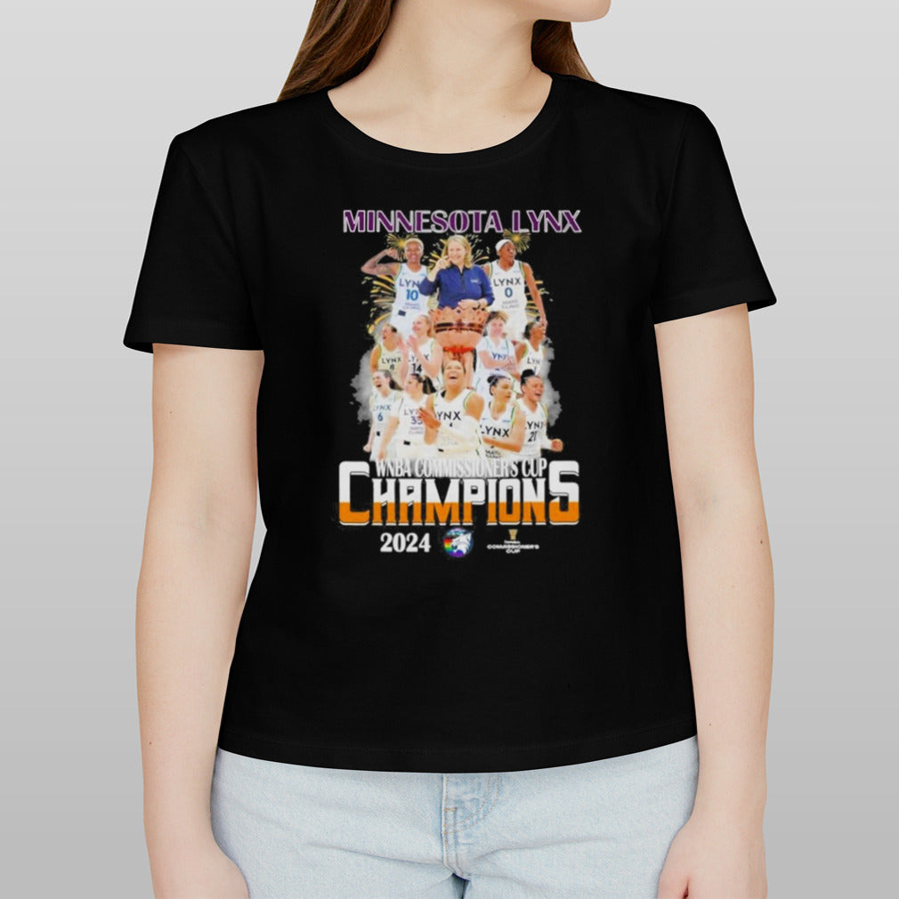 Minnesota Lynx WNBA Commissioner’s Cup Champions 2024 Pride T shirt