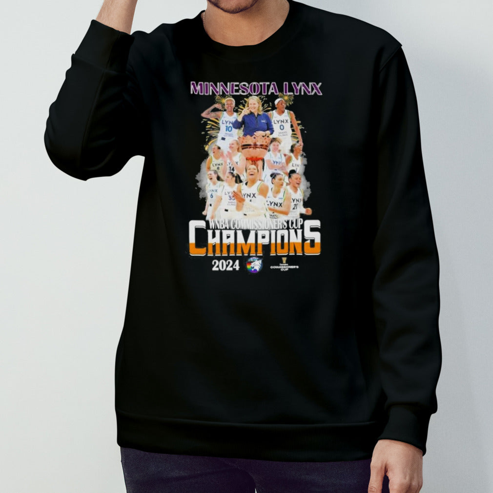 Minnesota Lynx WNBA Commissioner’s Cup Champions 2024 Pride T shirt