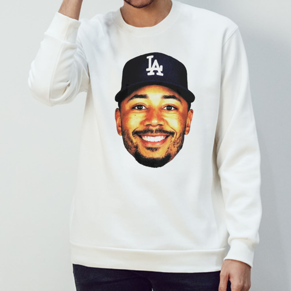 Mookie Betts Los Angeles Dodgers big face shirts
