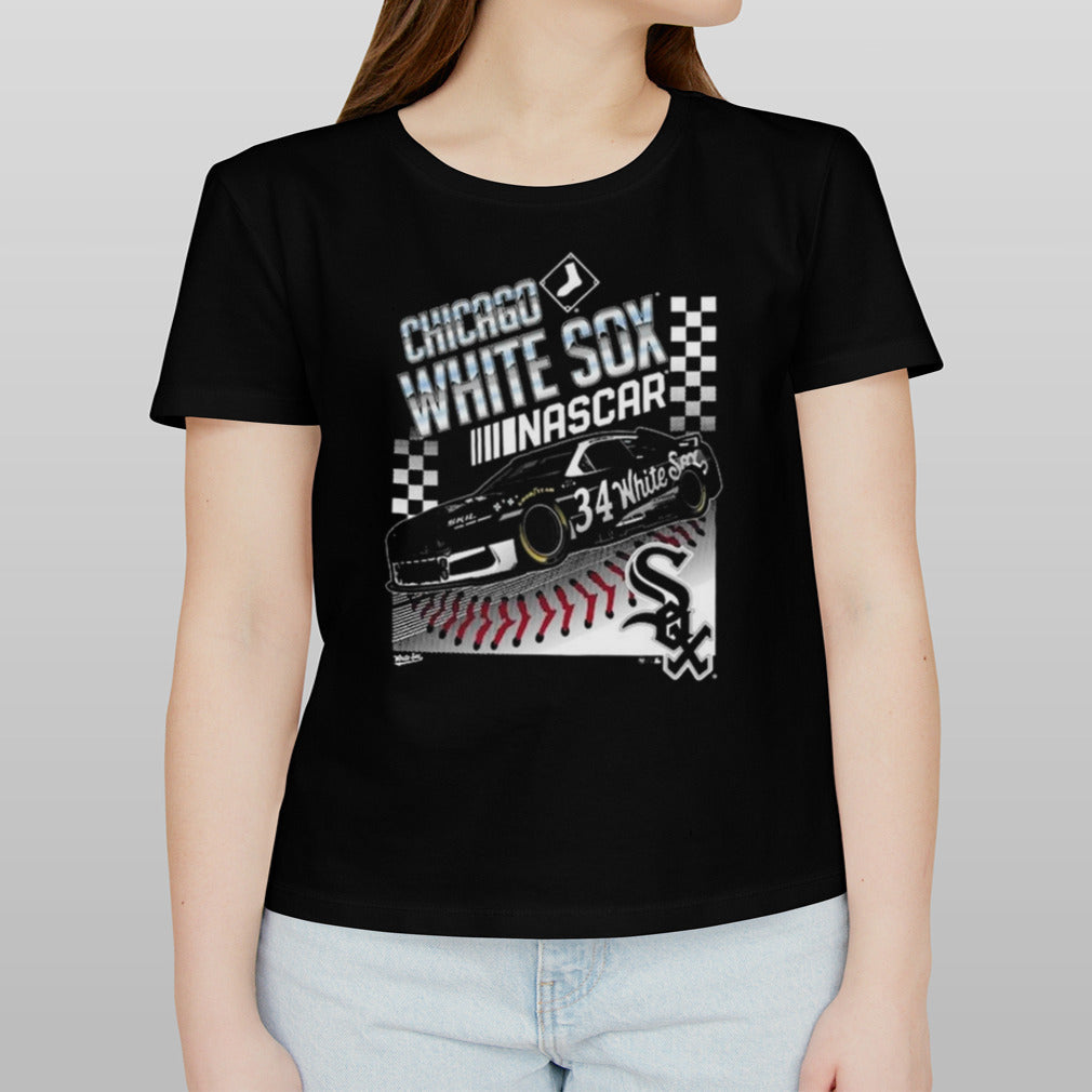 NASCAR x Chicago White Sox ’47 Black Franklin T-shirt