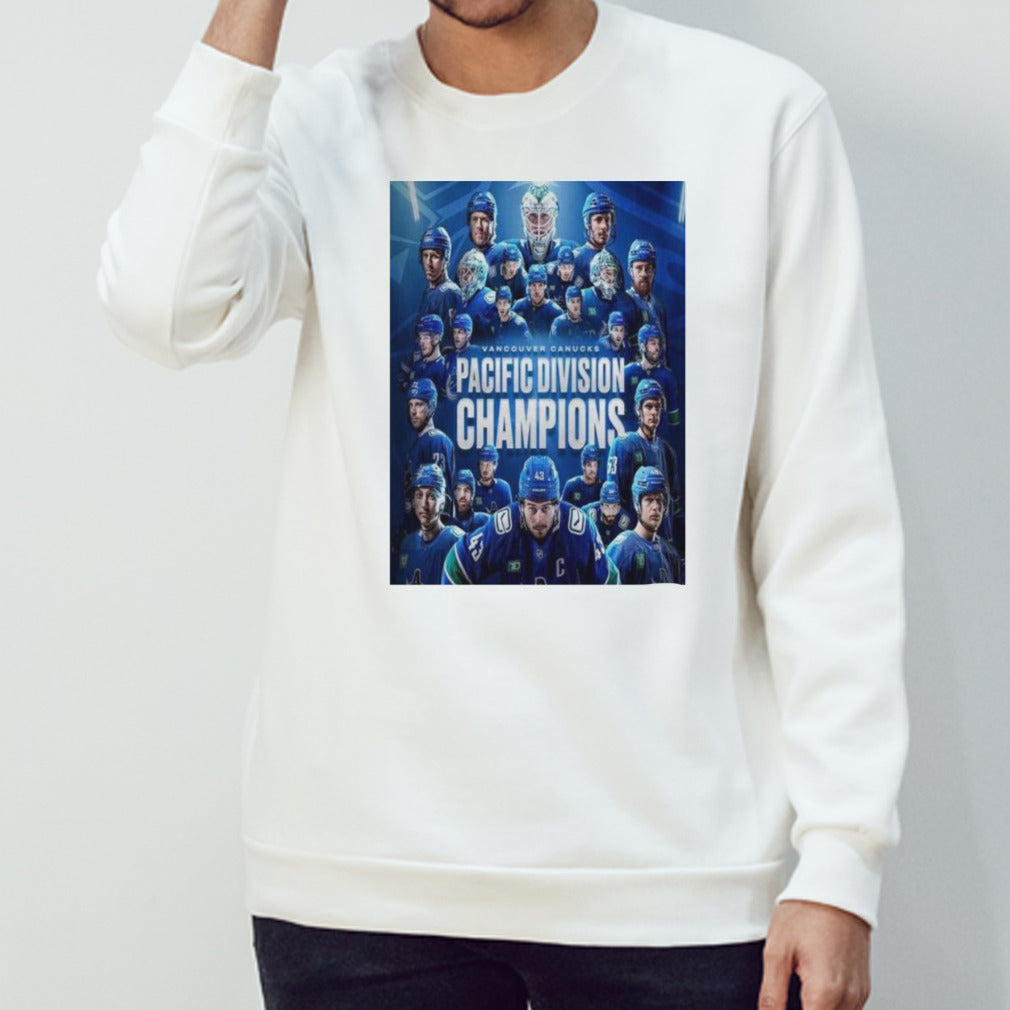 NHL Vancouver Canucks 2024 Pacific Division Champions T Shirts