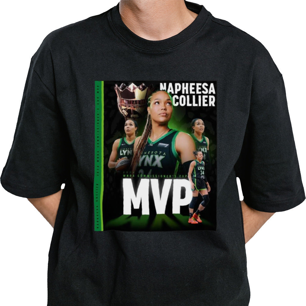 Napheesa Collier Minnesota Lynx 2024 WNBA Commissioner’s Cup MVP T shirt
