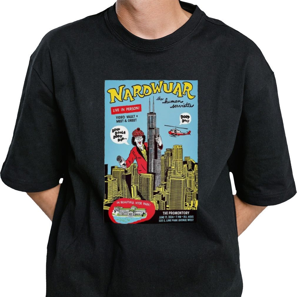 Nardwuar Jun 17 2024 The Promontory Chicago IL Poster Shirt