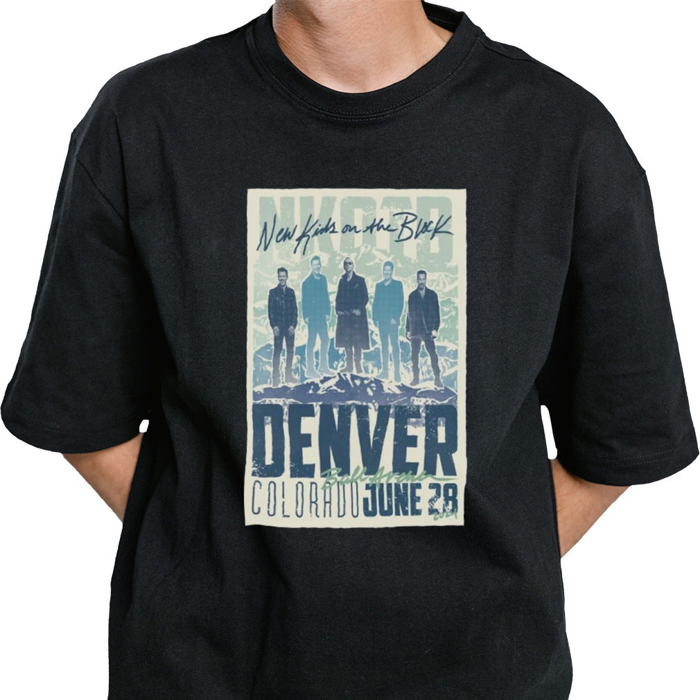 New Kids On The Block June 28 2024 Ball Arena Denver CO Poster Shirt