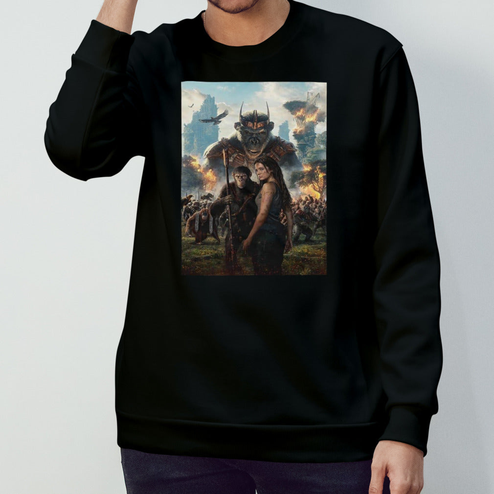 New Poster For Kingdom Of The Planet Of The Apes T-Shirt