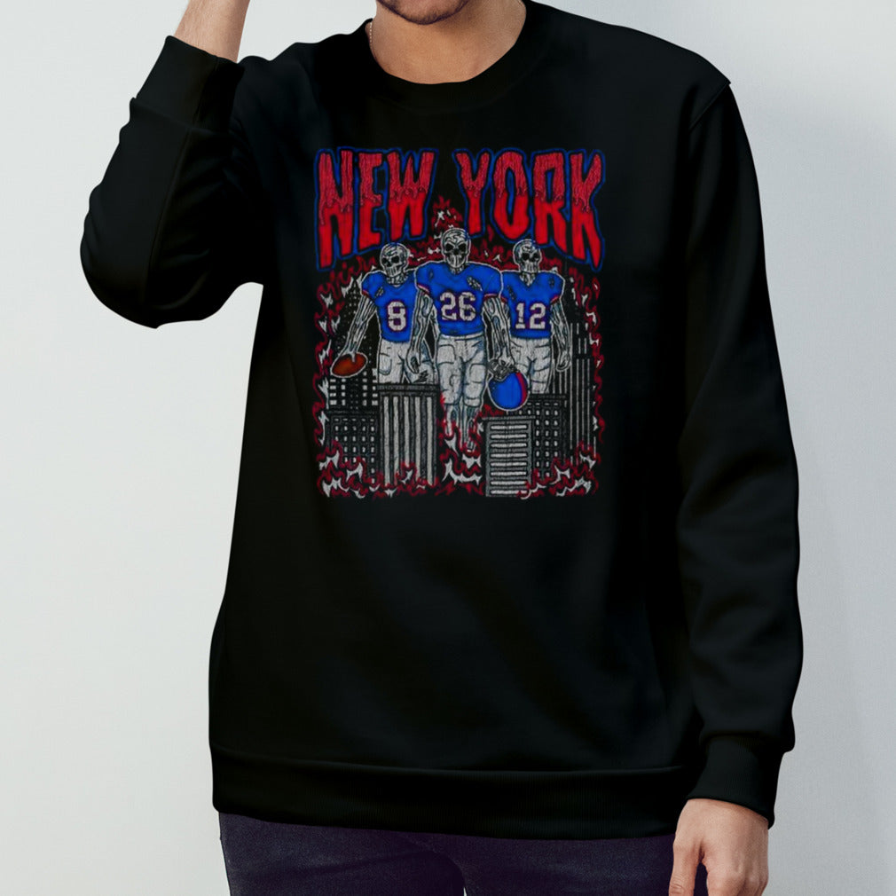 New York Giants Football Skeleton Dead Vintage 2024 Shirts