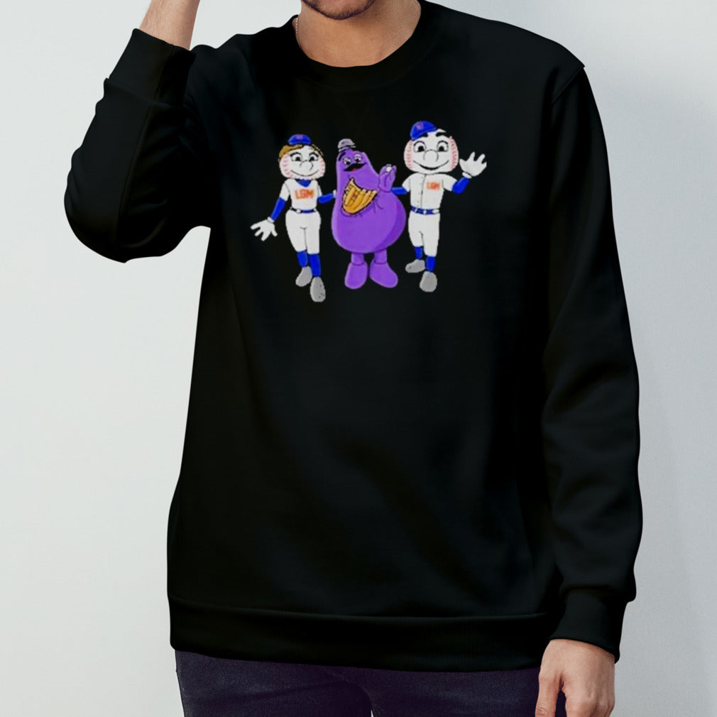 New York Mets Grimace LGM Friends Grimace Monster Shirt