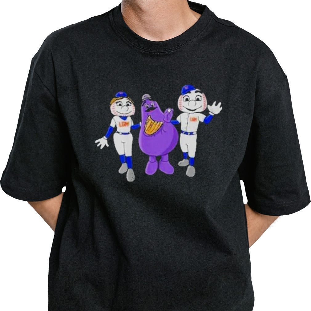 New York Mets Grimace LGM Friends Grimace Monster Shirt