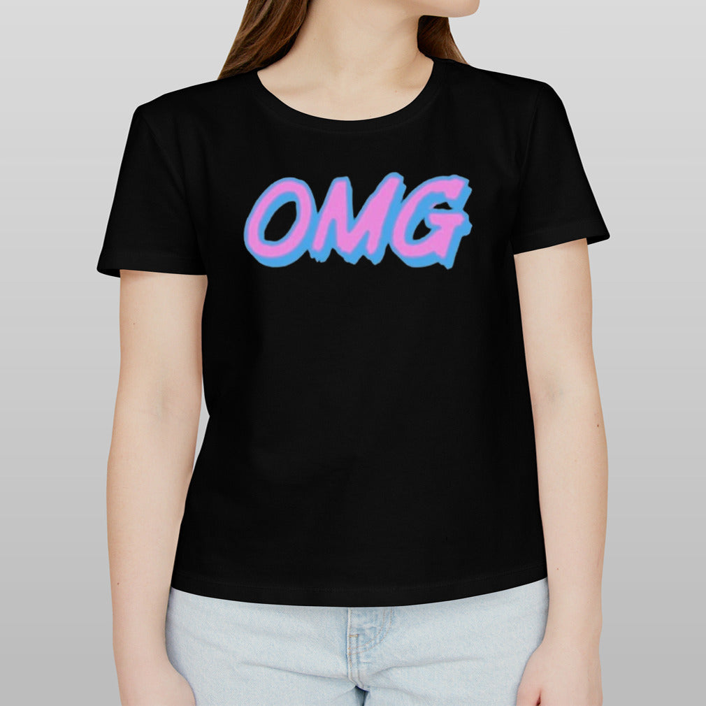 New York Mets Harrison Bader Wearing OMG shirt