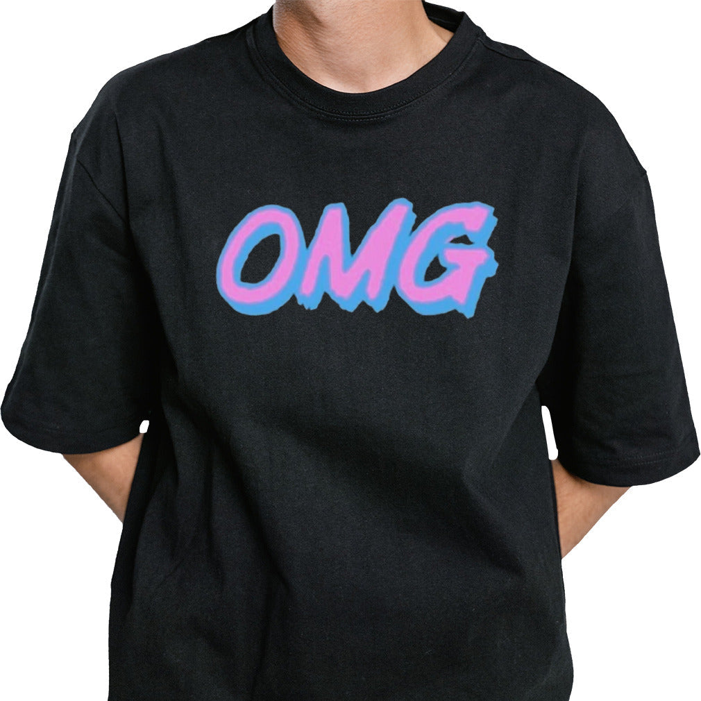 New York Mets Harrison Bader Wearing OMG shirt