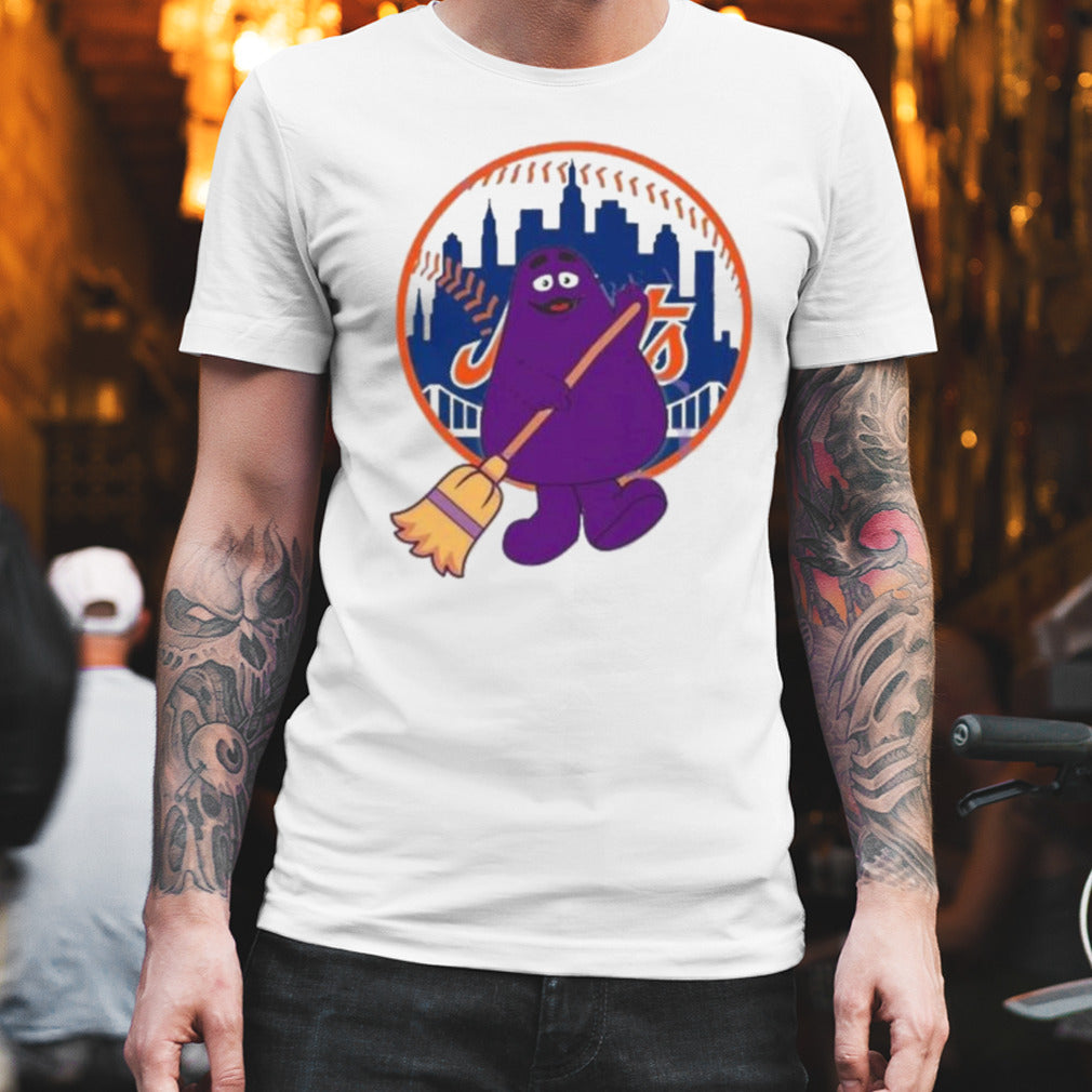 New York Mets and Grimace Sweep LFGM T-shirt