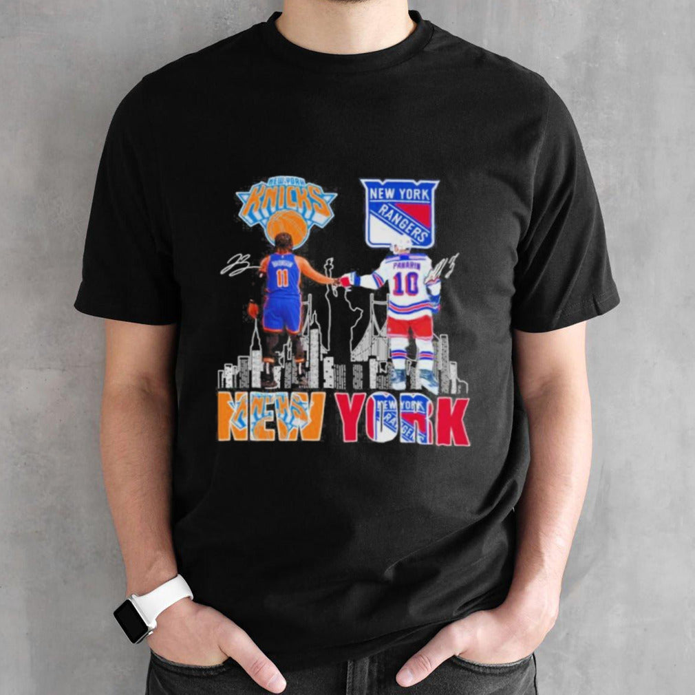 New York Rangers Artemi Panarin Jalen Brunson New York Knicks The Legends T-Shirt