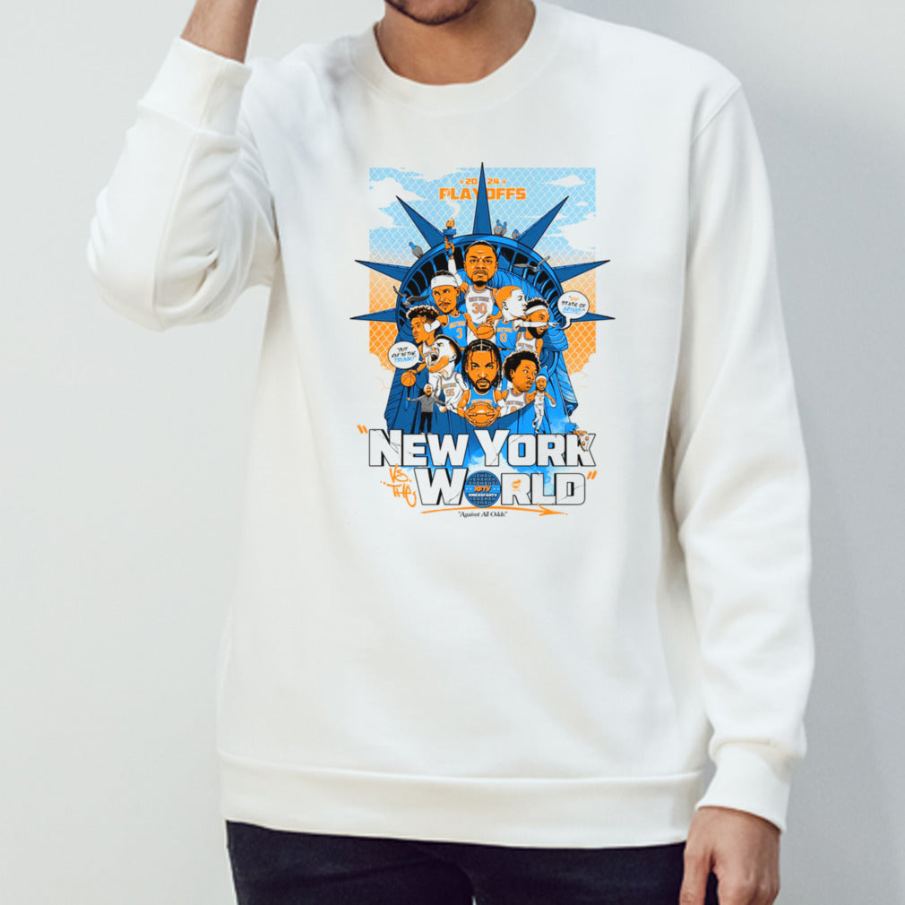 New York World Knicks KFTV x CBM 2024 Playoffs shirt