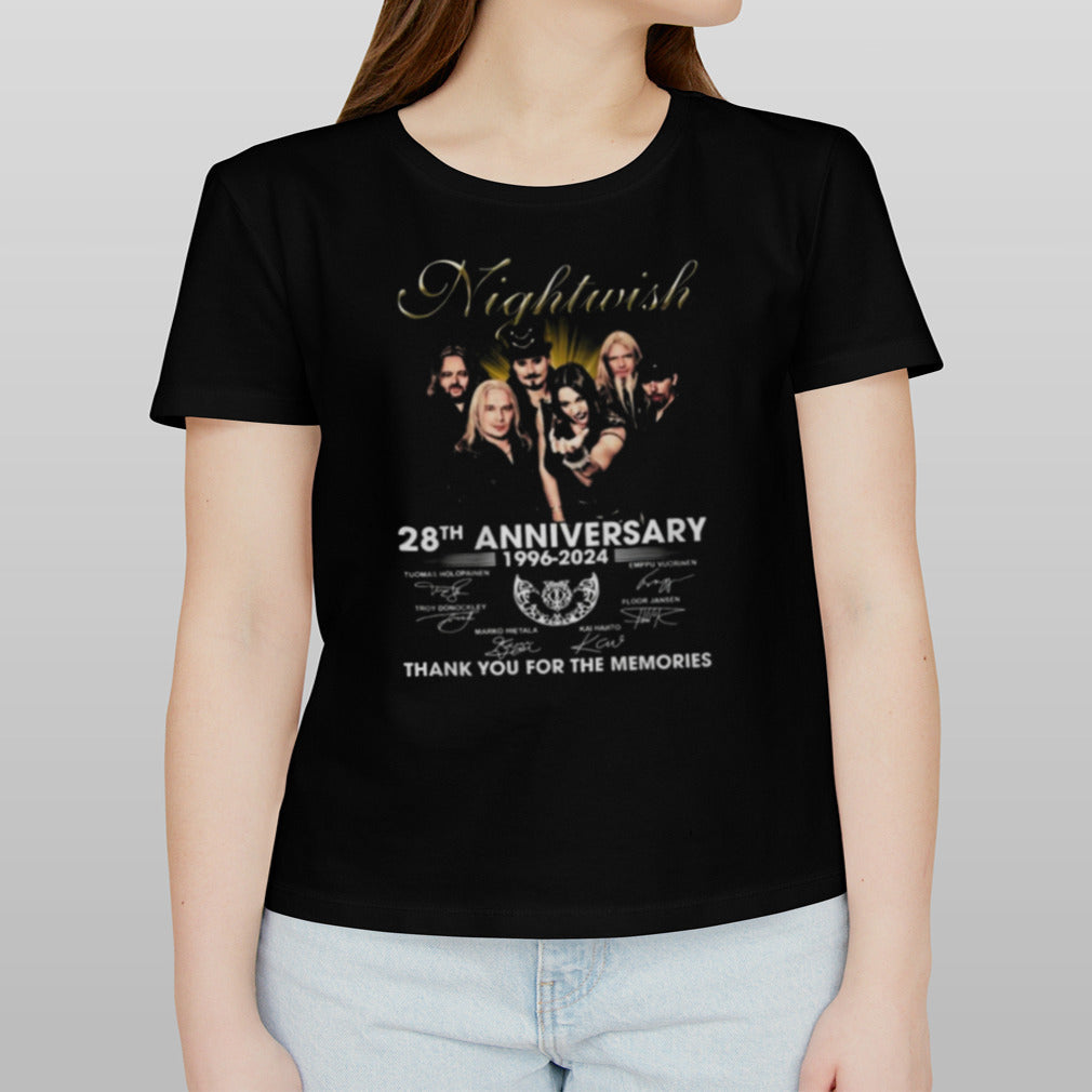 Nightwish 28th Anniversary 1996–2024 Thank You For The Memories shirt