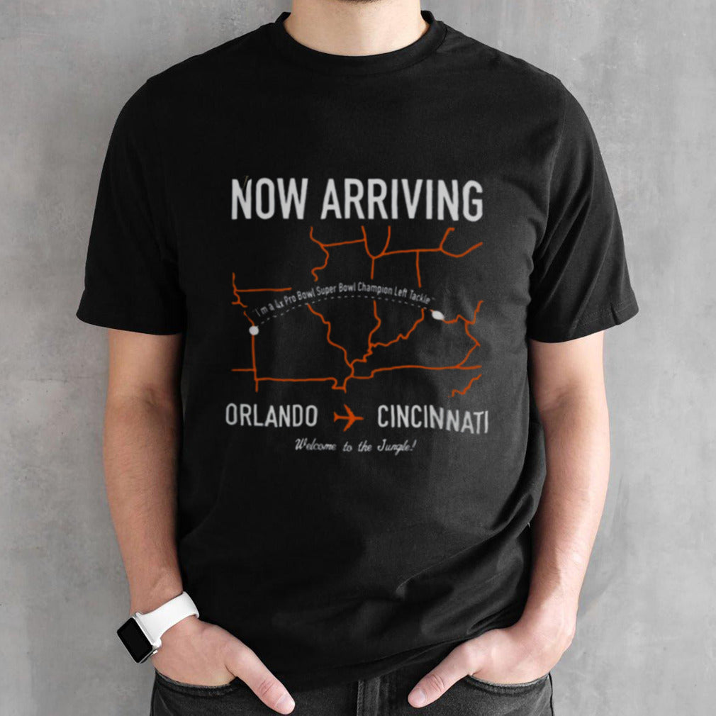 Now Arriving Orlando Brown Jr To Cincinnati Hoodie Cincy Shirtss