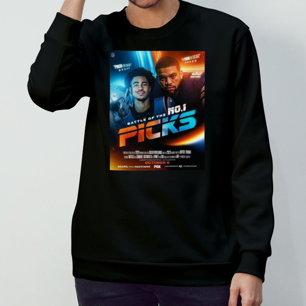 Official Chicago Bears Vs Carolina Panthers Battle Of The No.1 Picks 2024 Shirt