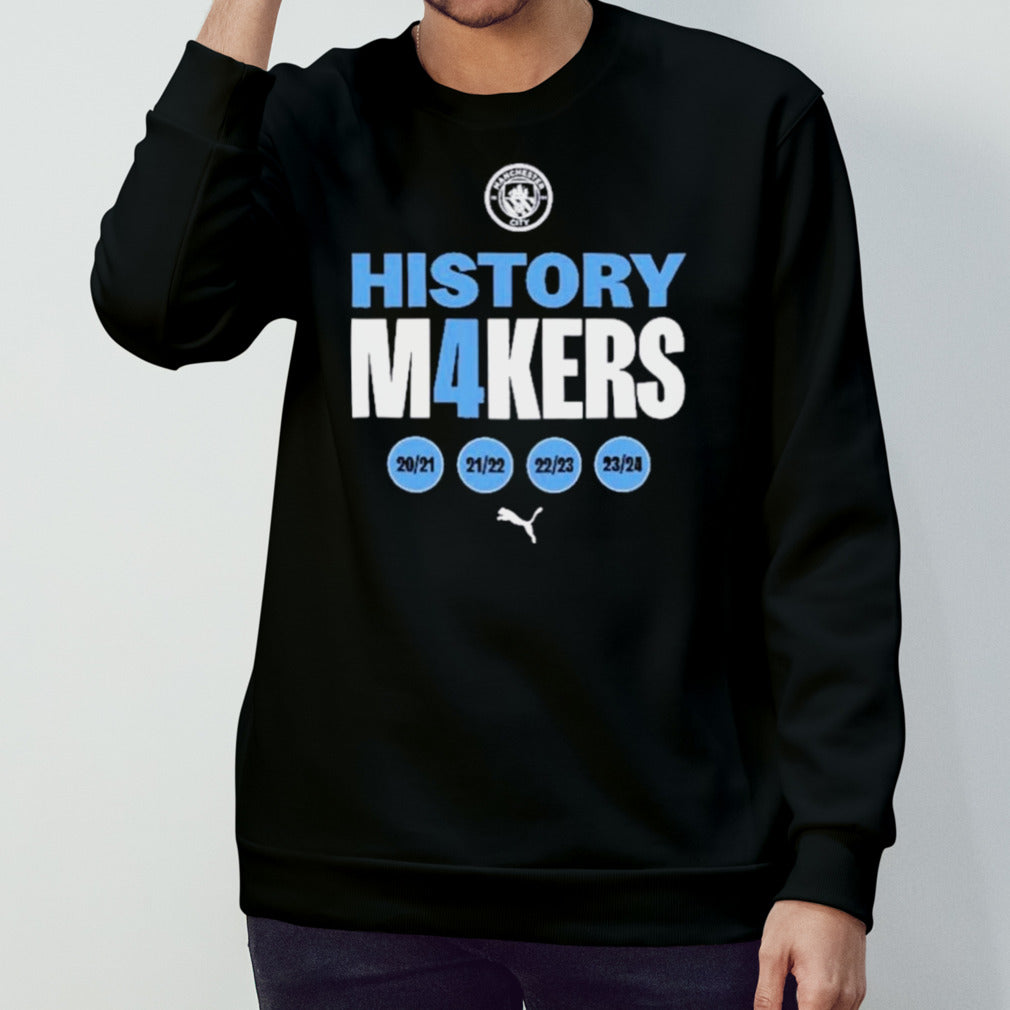 Official Manchester City EPL Winner History M4KERS Shirt
