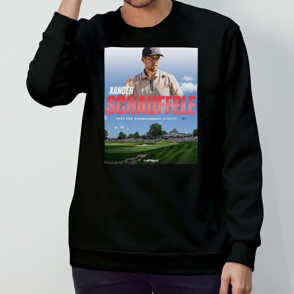 Official Xander Schauffele 2024 PGA Championship Winner Poster Shirt