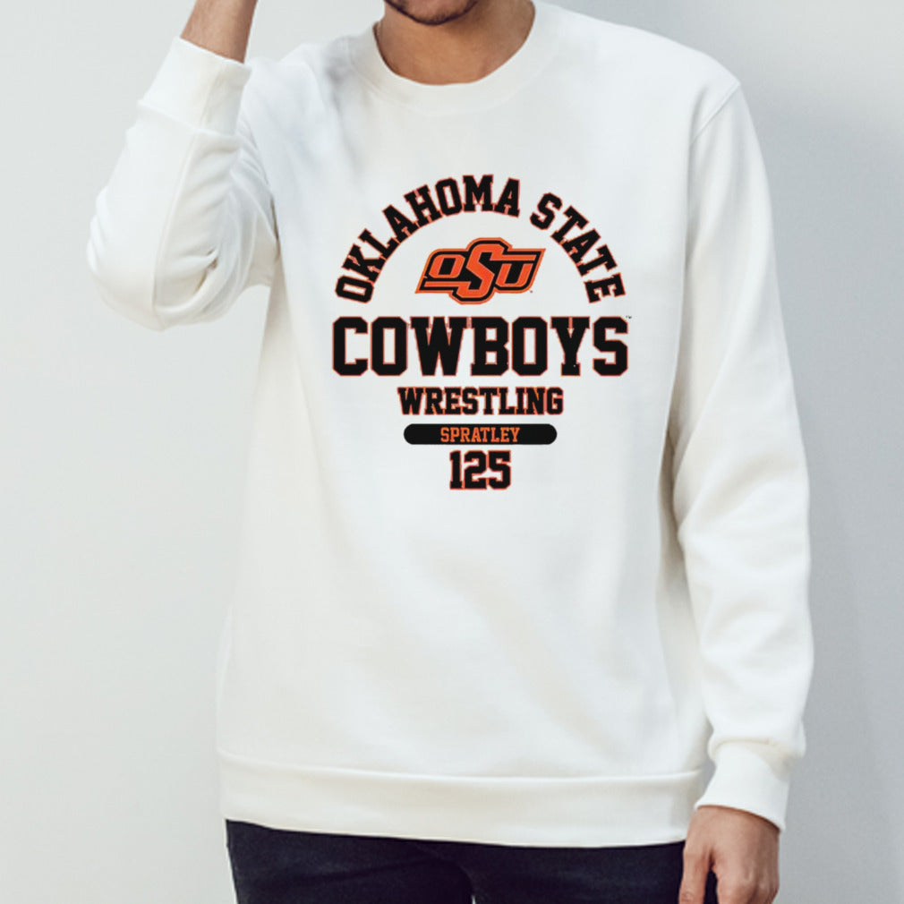 Oklahoma State Cowboys Wrestling Spratley 125 shirts