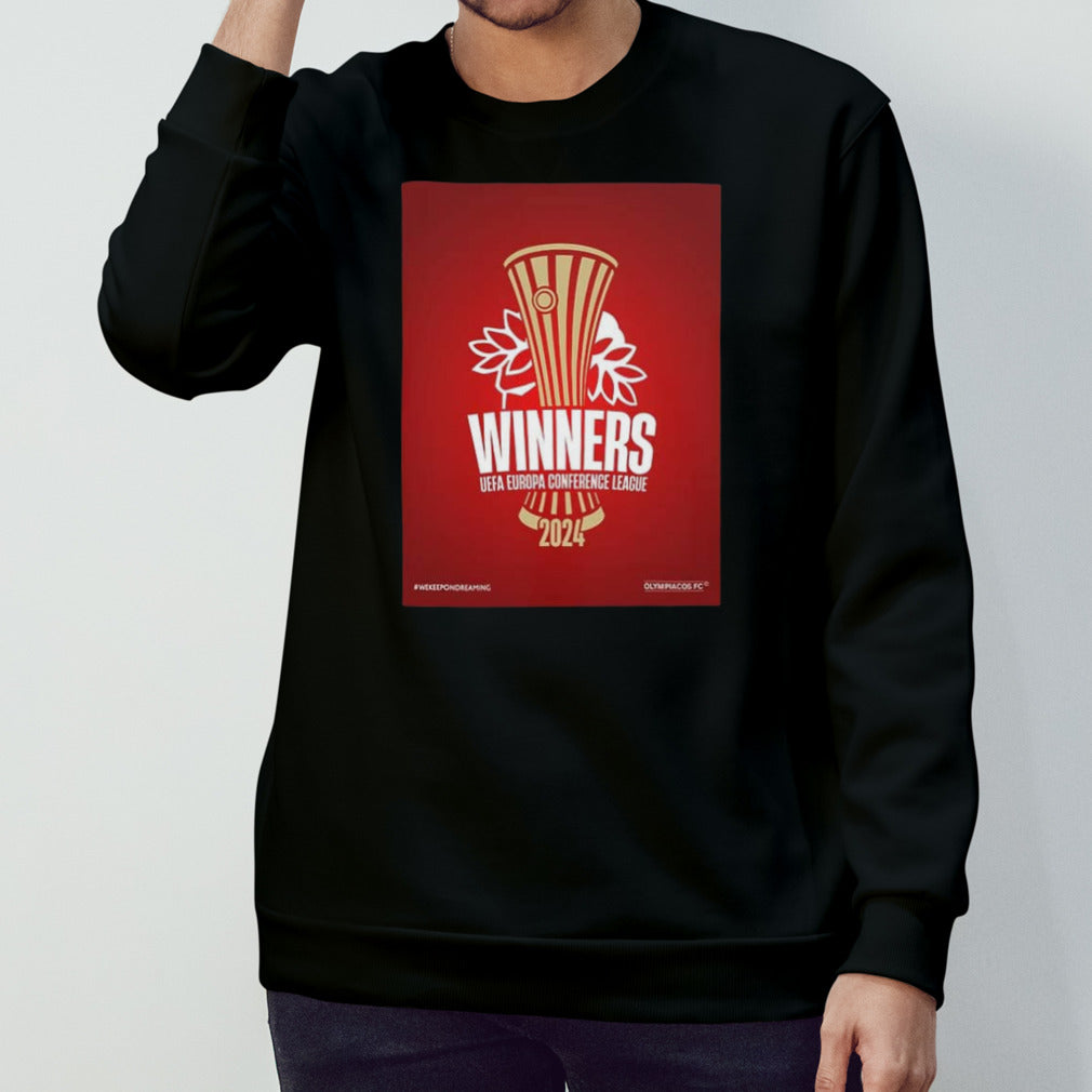 Olympiacos Champions The UEFA Conference League 2024 UECL Final shirt