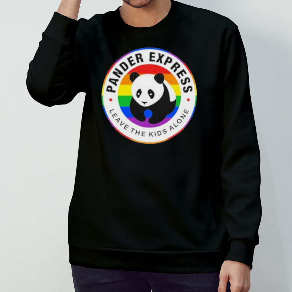 Panda Pride Pander Express Leave The Kids Alone shirt