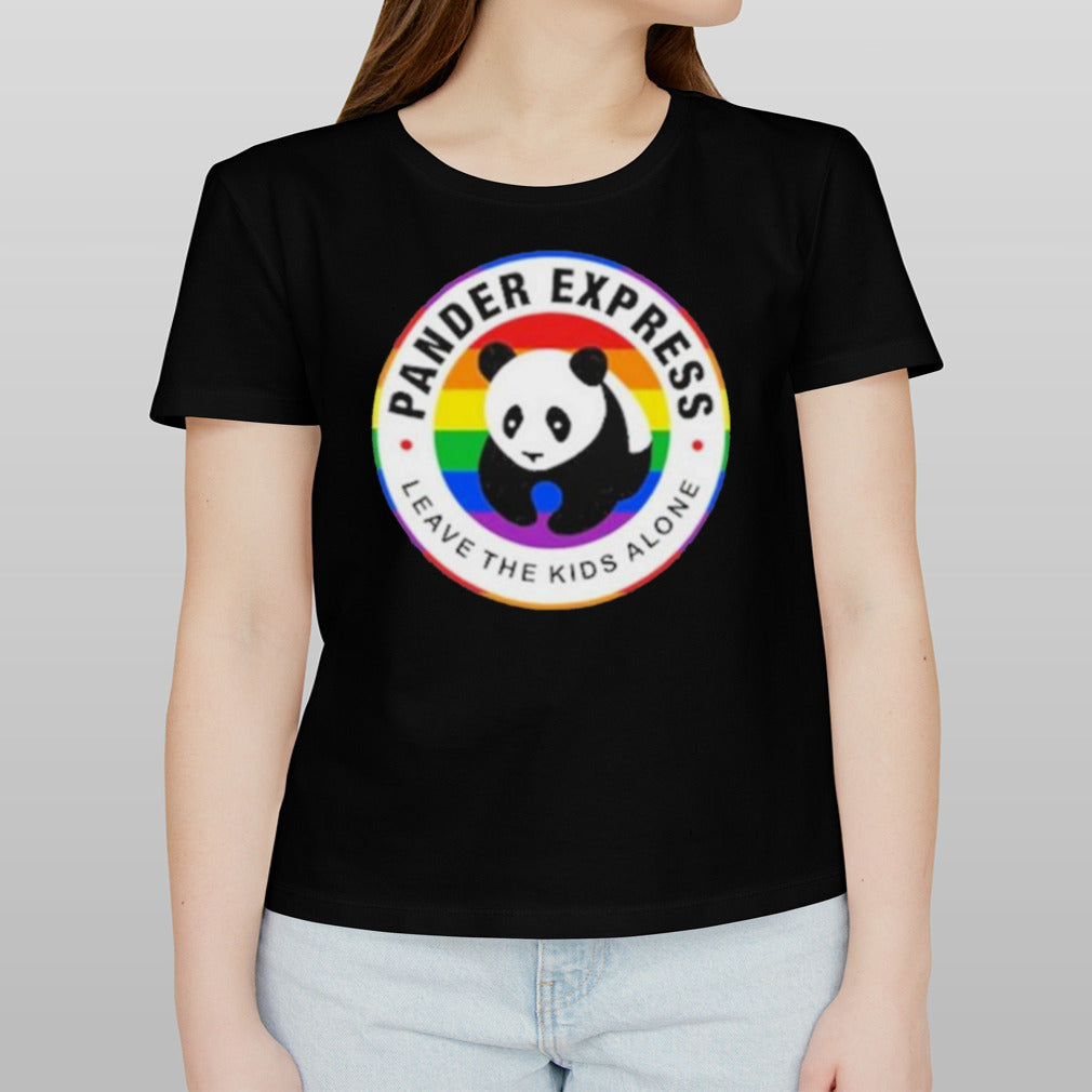 Panda Pride Pander Express Leave The Kids Alone shirt