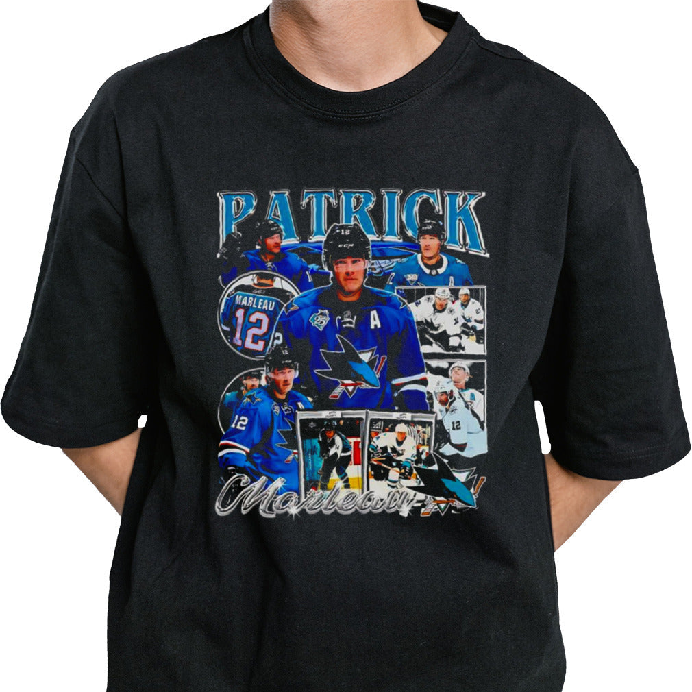 Patrick Marleau San Jose Sharks Retro Hockey Jersey shirt