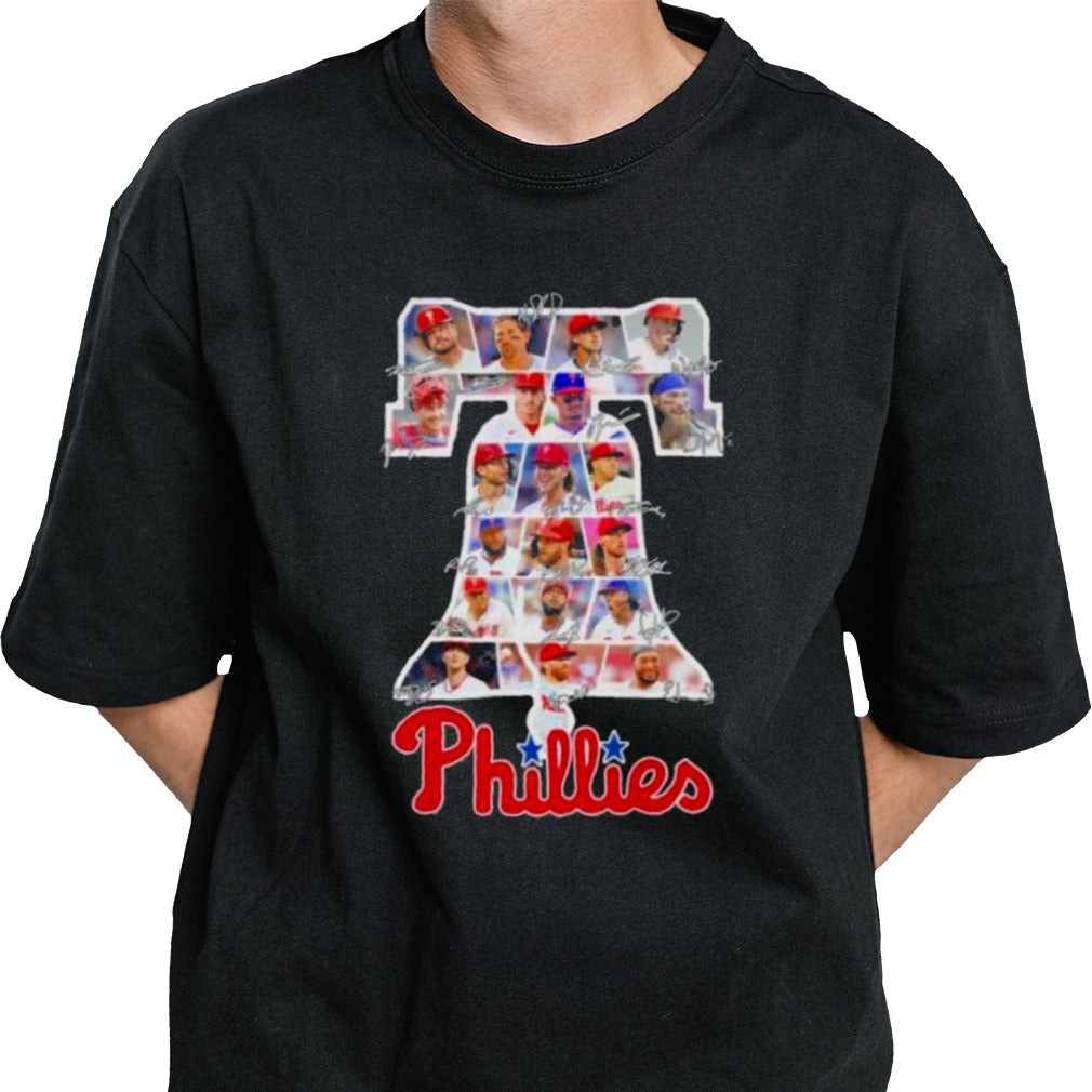 Philadelphia Phillies Team The Bell Signatures Shirt
